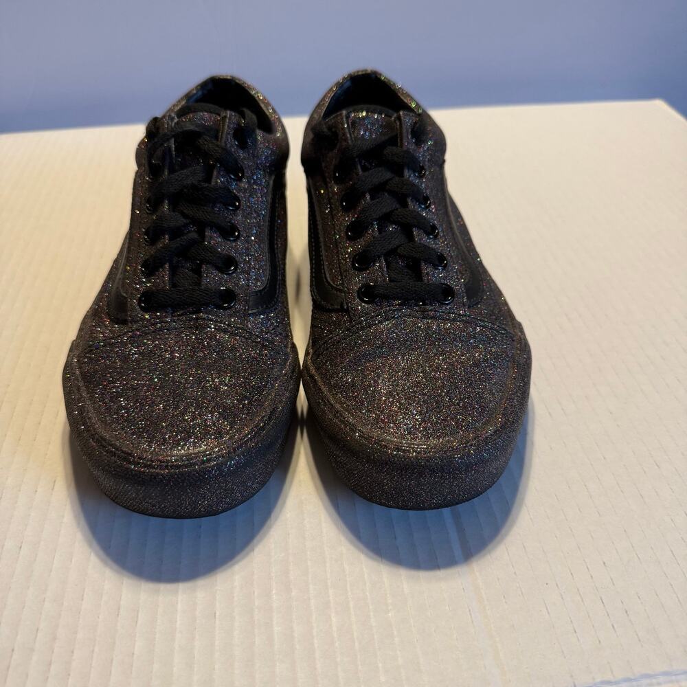 Vans Old Skool Holographic Glitter Black Size 6 | Trendy Sneaker - Picture 2 of 9